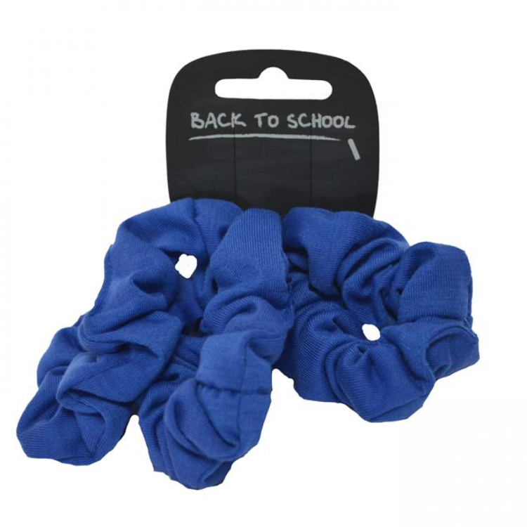 3 Pack Jersey Scrunchie (Royal Blue)