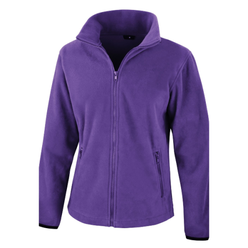 purple fleece jacket