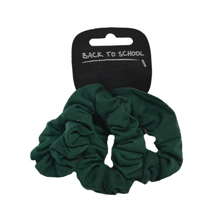 3 Pack Jersey Scrunchie (Bottle Green)