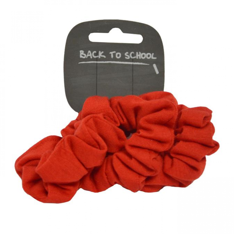 Jersey Scrunchie (Red) Pack of 3