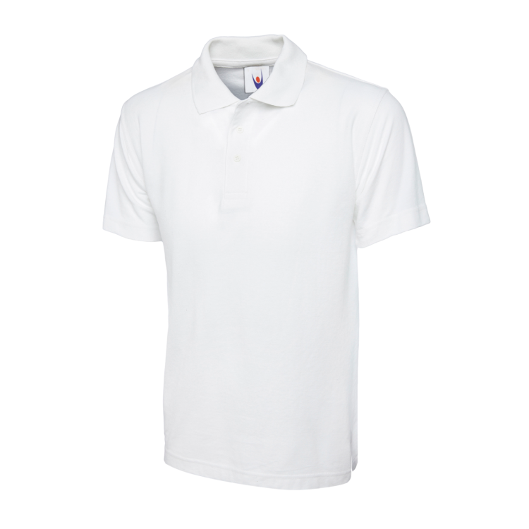 Active Polo Shirt with Embroidered Logo