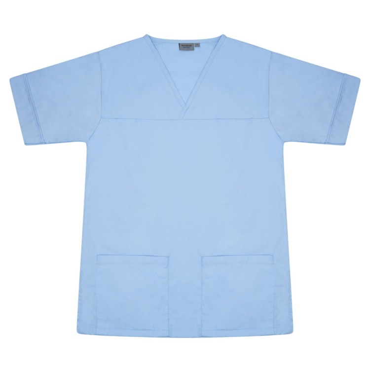 BEHRENS UNISEX PLAIN SMART SCRUB TOP