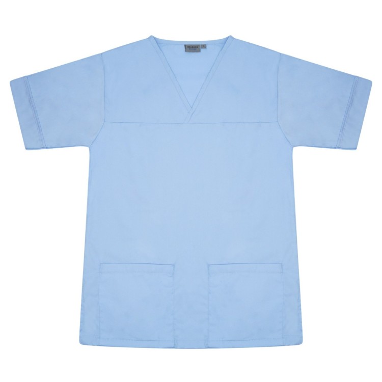 BEHRENS UNISEX PLAIN SMART SCRUB TOP