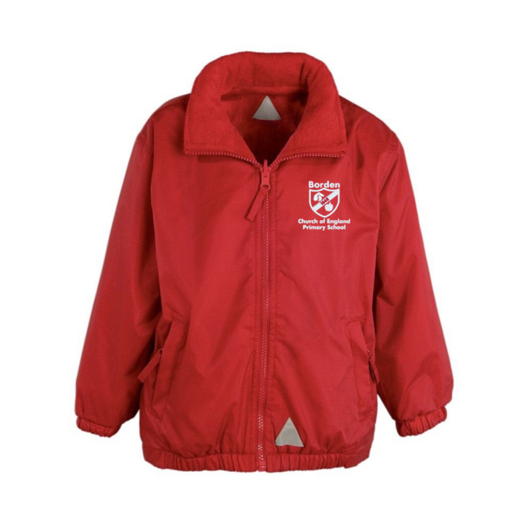 Borden C of E Primary Micro Fleece Lined Jacket (with logo)