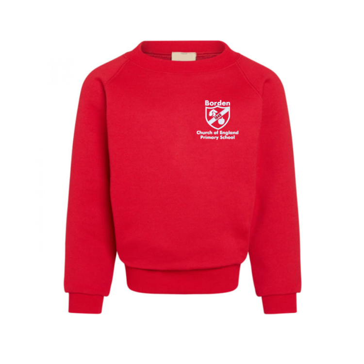 Borden C of E Primary School Sweatshirt (with logo)