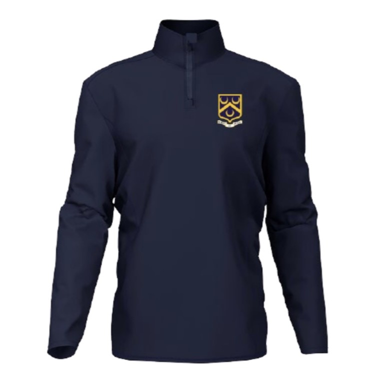 Borden Grammar PE Quarter Zip Top (Junior Sizes)