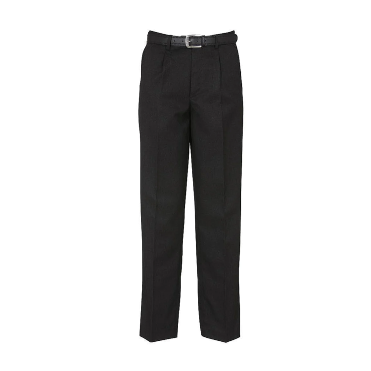 Mens Regular Fit Black Trousers 