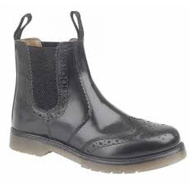 Brogue Gusset Dealer Boot M757AX