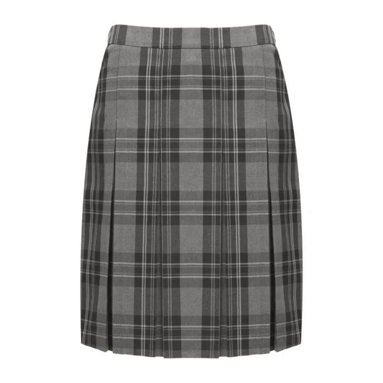 Fulston Manor Grey Tonal Pleated Skirt