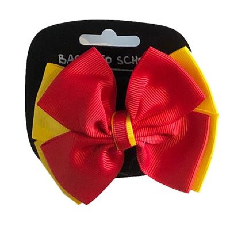 Girl's Hair Bow (Red)