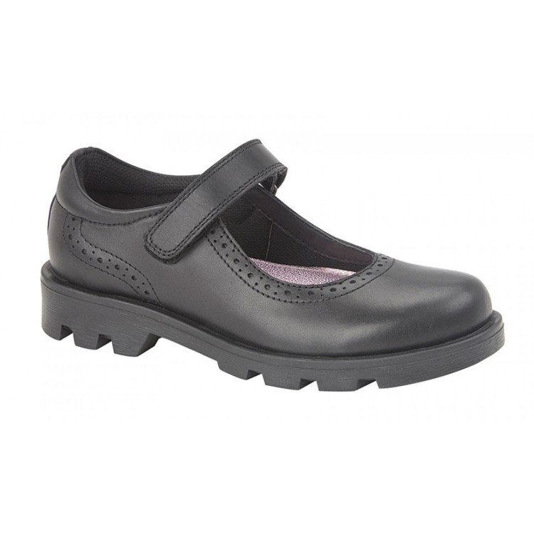 Girls Touch Fastening Bar Shoe G192A