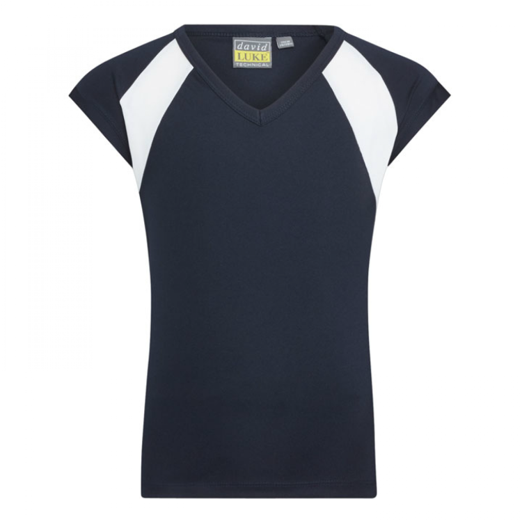 TSS Girls V Neck Sports T-Shirt (Junior Sizes)