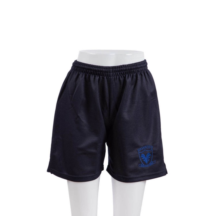 Highsted PE Shorts with Logo (Junior Sizes)