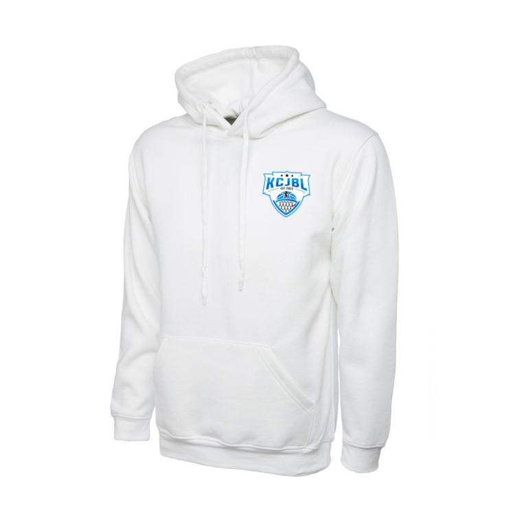 KCJBL WHITE HOODED TOP
