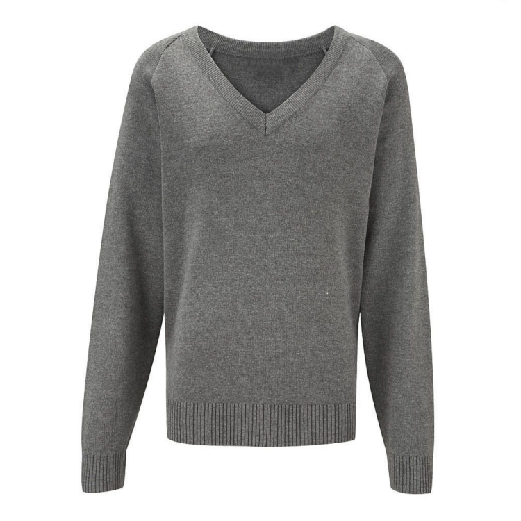 Knitted Jumper (Grey for Boys and Red for Girls) JUNIOR SIZES