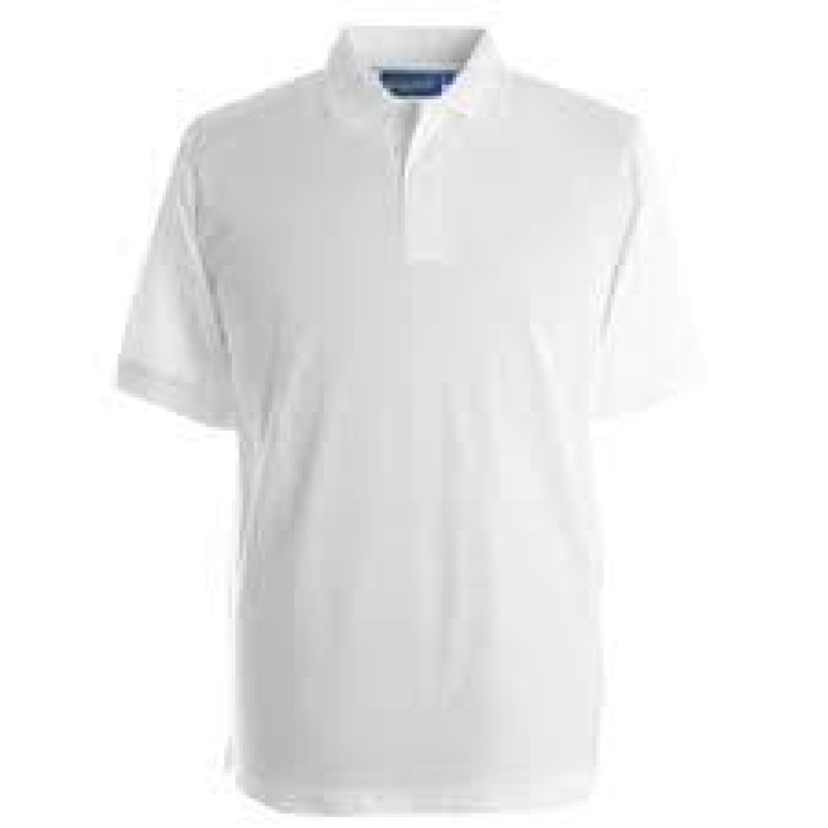 Lower Halstow White Polo Shirt with Logo