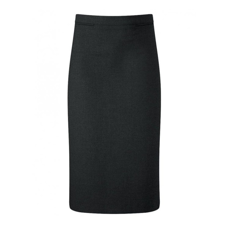 Luton Straight Pleat Skirt in Black (Senior Sizes)