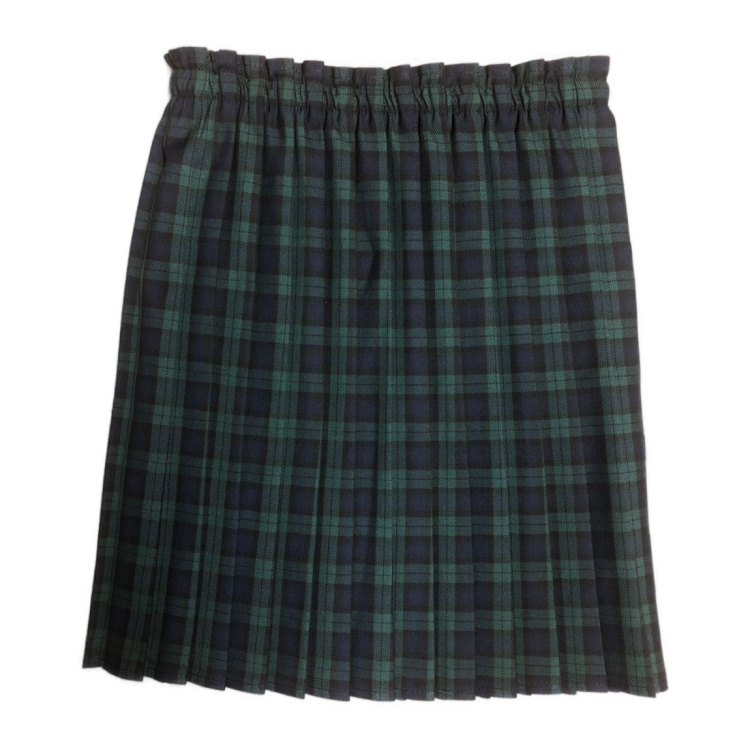 NAVY TARTAN SKIRT