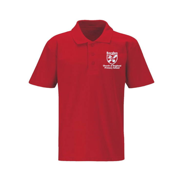 Borden C of E Primary Polo with Logo