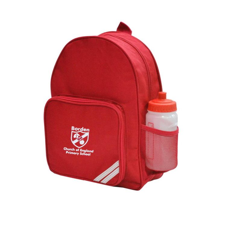 Red Infant Backpack (With Logo)