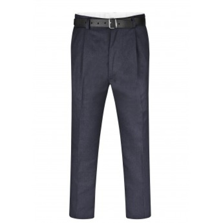 REGULAR FIT TROUSERS (CHAR/DARK GREY)