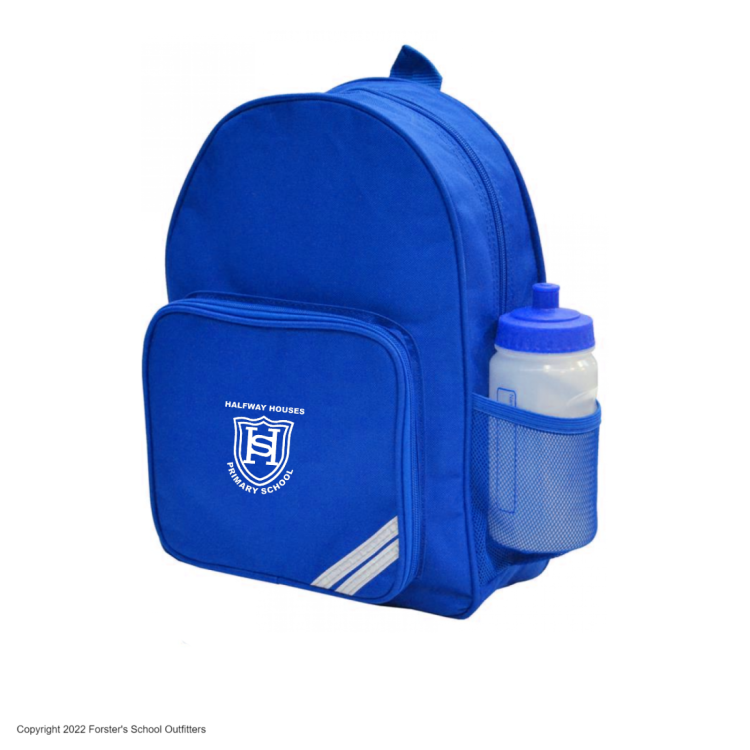 Royal Blue Junior Backpack With Logo