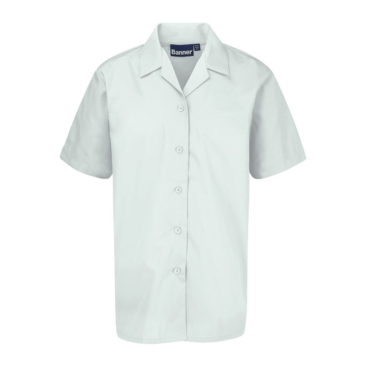 Short Sleeve, Revere Collar Blouses - Twin pack (Senior Sizes)