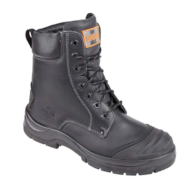 Unbreakable DEMOLITION Combat Safety Boot with Rhino ridge bump cap & kick plate