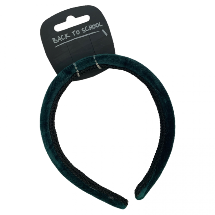 Hairband (Velvet Bottle Green)