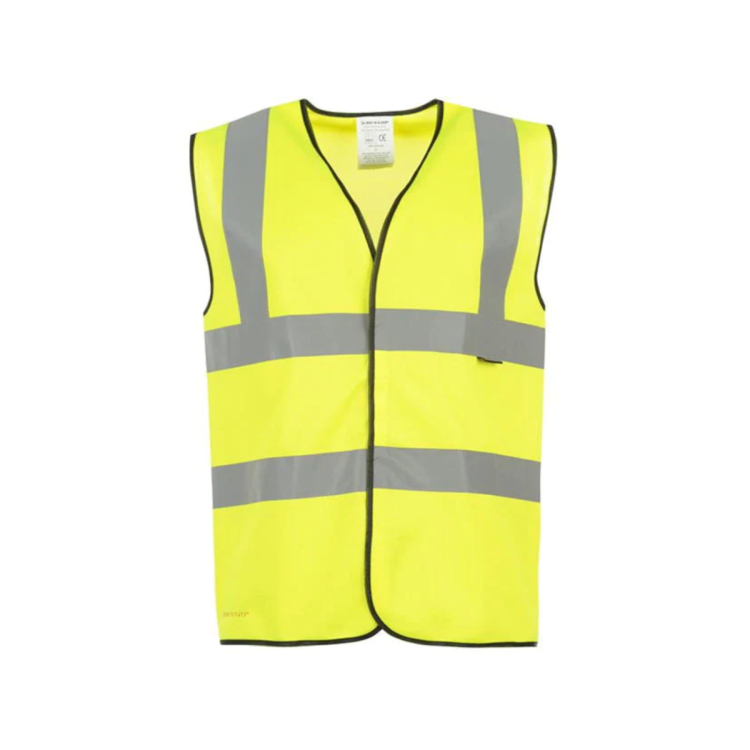 Warrior Hi-Vis Waistcoat Yellow