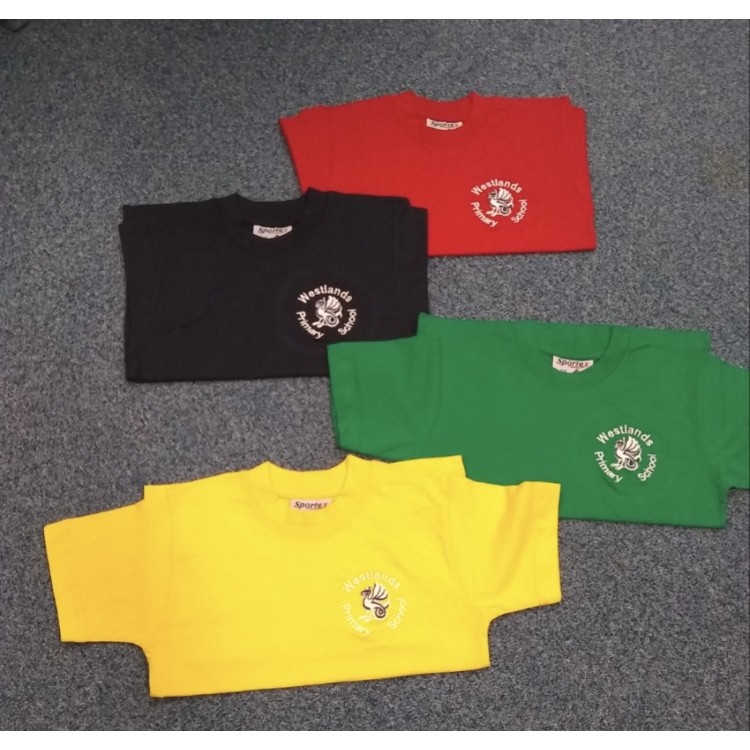 Westlands Primary House T-Shirts with Logo