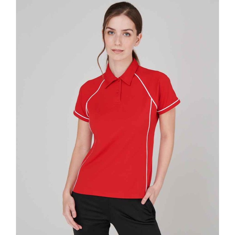 WESTLANDS RED SPORTS LEADERS TOP - fitted style			