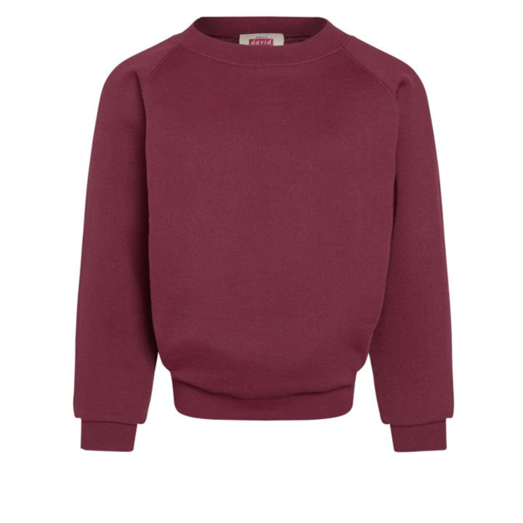 West Minster Maroon Sweatshirt-Adult Sizes