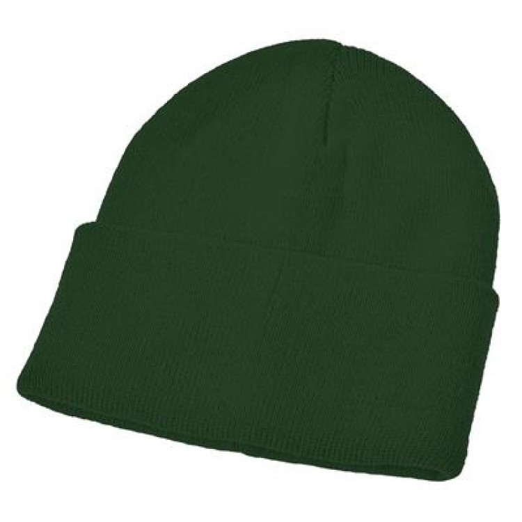 Bottle Green Winter Hat with School Logo